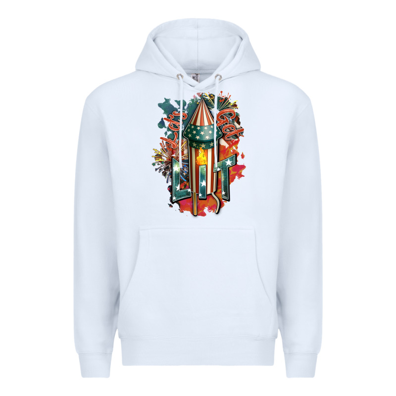 Let's Get Lit Premium Hoodie by FaDigitalArtStudio | Teevron