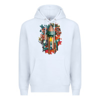 White Let's get lit Premium Hoodie - FaDigitalArtStudio