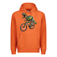 Carrot t rex dinosaur riding dinosaur Premium Hoodie - RanaPortraitStore