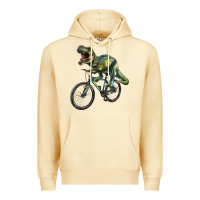 Pina Colada t rex dinosaur riding dinosaur Premium Hoodie - RanaPortraitStore
