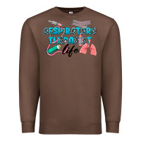 Chestnut Western Respiratory Therapist Life Premium Sweatshirt - LillyAllenDesigns