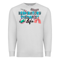 Dove Grey Western Respiratory Therapist Life Premium Sweatshirt - LillyAllenDesigns