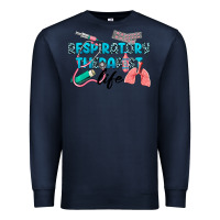 Navy Western Respiratory Therapist Life Premium Sweatshirt - LillyAllenDesigns