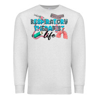Oatmeal Heather Western Respiratory Therapist Life Premium Sweatshirt - LillyAllenDesigns