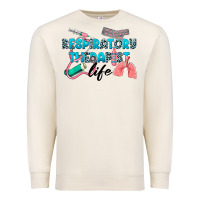 Sandshell Western Respiratory Therapist Life Premium Sweatshirt - LillyAllenDesigns