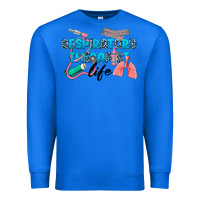 True Royal Western Respiratory Therapist Life Premium Sweatshirt - LillyAllenDesigns
