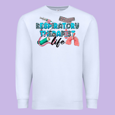 Western Respiratory Therapist Life Premium Sweatshirt Designed By Lillyallendesigns