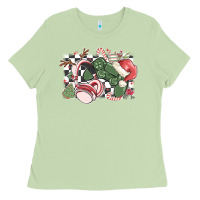 Matcha gamer christmas game controller Ladies Tee - MaliasSmallBusiness