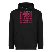 Black the magic is in our diference Heavyweight Hoodie - CowhideDigitalArt