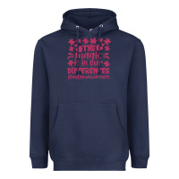 Navy the magic is in our diference Heavyweight Hoodie - CowhideDigitalArt