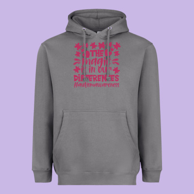 The Magic Is In Our Diference Heavyweight Hoodie Designed By Cowhidedigitalart