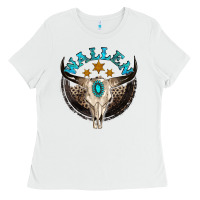 Wallen With Bull Skull Ladies Tee | Teevron