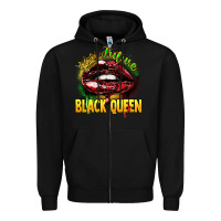 Black Future black queen Zipper Hoodie - FaDigitalArtStudio