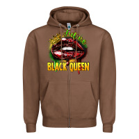 Chestnut Future black queen Zipper Hoodie - FaDigitalArtStudio