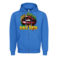 True Royal Future black queen Zipper Hoodie - FaDigitalArtStudio