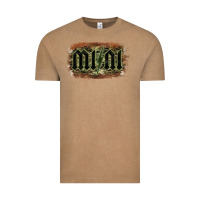 Vintage Coffee Camouflage Patterned Mini Tried Vintage Tee - Bettercallsaul
