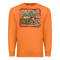 Carrot Nurse life leopard frame Premium Sweatshirt - LillyAllenDesigns