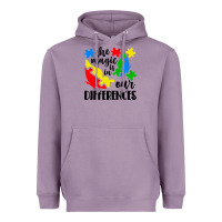 Lavender the magic is in our differences Heavyweight Hoodie - CowhideDigitalArt