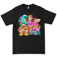 Black i just want stay home and craft Premium Tee - NancyCooperArtShop