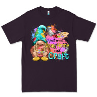 Plum i just want stay home and craft Premium Tee - NancyCooperArtShop