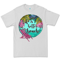 Dove Grey life is better at the beach Premium Tee - JahusDesignShop