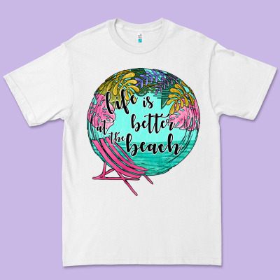 Life Is Better At The Beach Premium Tee Designed By Jahusdesignshop