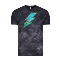 Cloud Black Turquoise Lightning Vintage Tee - Bettercallsaul