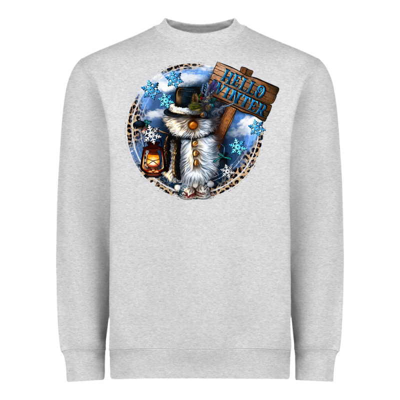 Hello Winter Heavyweight Sweatshirt by CowGirlArtShop | Teevron
