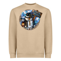 Mushroom hello winter Heavyweight Sweatshirt - CowGirlArtShop