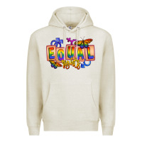Oatmeal Heather Equal rights Premium Hoodie - FaDigitalArtStudio