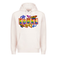 Pale Pink Equal rights Premium Hoodie - FaDigitalArtStudio