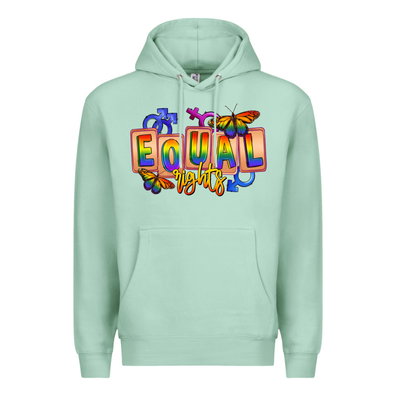 Equal Rights Premium Hoodie by FaDigitalArtStudio | Teevron