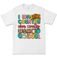White i was country when country wasnt cool Premium Tee - MaliasSmallBusiness