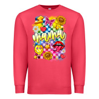 Cardinal Mama Premium Sweatshirt - CowhideDigitalArt