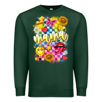 Sports Green Mama Premium Sweatshirt - CowhideDigitalArt