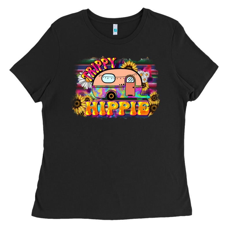 Trippy Hippie Ladies Tee by NancyCooperArtShop | Teevron