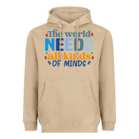 Mushroom The world needs all kinds of minds Heavyweight Hoodie - CowhideDigitalArt