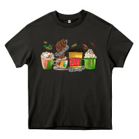 Asphalt juneteenth coffee cups Heavy Core Tee - MaliasSmallBusiness