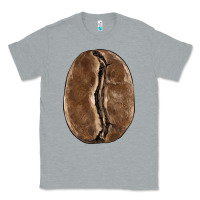 Heather Grey coffee bean Classic Tee - BarkalooDesign