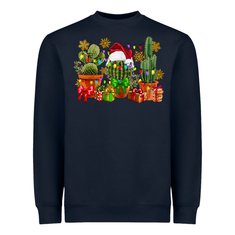 Christmas Cactus Heavyweight Sweatshirt by CowGirlArtShop | Teevron