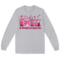 Moon Dust In October We Wear Pink with Breast Cancer Coffee Long Sleeve Tee - texasbilliewilder