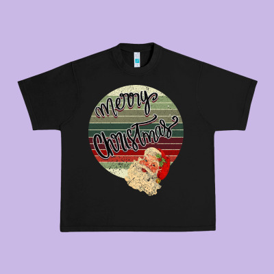 Retro Merry Christmas Urban Heavy Tee Designed By Bettercallsaul