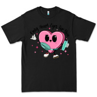 Black only heart eyes for you Premium Tee - MaliasSmallBusiness