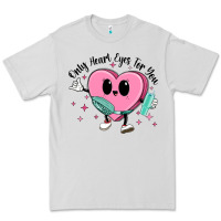 Dove Grey only heart eyes for you Premium Tee - MaliasSmallBusiness
