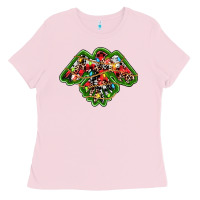 Bubblegum Pink christmas western thunderbird Ladies Tee - RanaPortraitStore