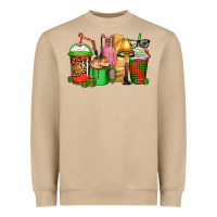 Mushroom christmas movie coffee cups Heavyweight Sweatshirt - CowGirlArtShop