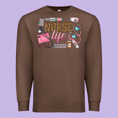 Western Nurse Life Premium Sweatshirt Designed By Lillyallendesigns