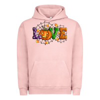 Pigment Salmon Halloween Love Urban Hoodie - Artiststas