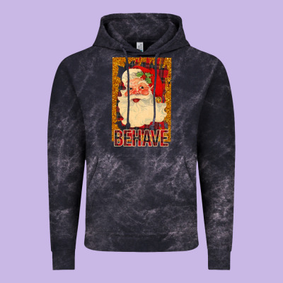 Behave Santa Vintage Hoodie Designed By Bettercallsaul