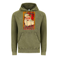 Vintage Olive Behave Santa Vintage Hoodie - Bettercallsaul